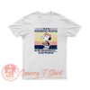 Snoopy I hate morning people T Shirt