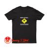 Sorry Officer The Sign Instructed Burnout T Shirt