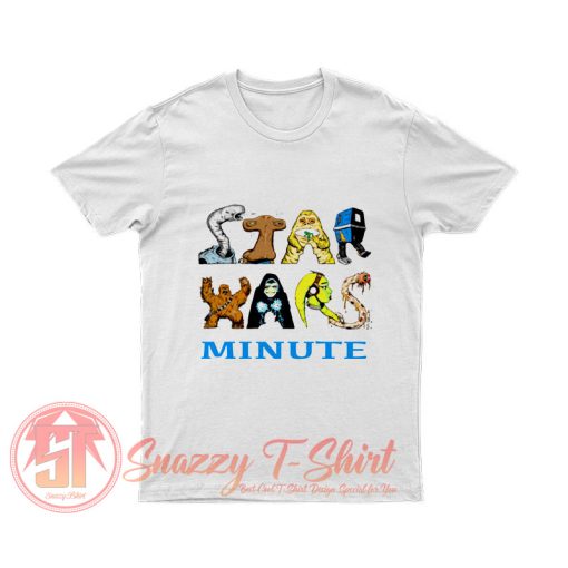 Star Wars Minute Character Logo T Shirt