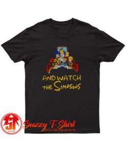 Stay Home And Watch The Simpsons T Shirt