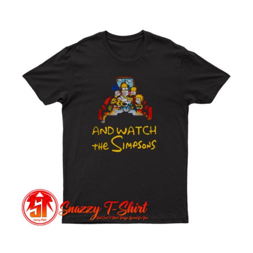 Stay Home And Watch The Simpsons T Shirt