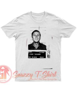 Steve Mcqueen Mugshot T Shirt