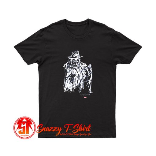 Supreme X Yohji Yamamoto Scribble Portrait T Shirt