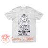 Tarot Karte Card Okkult Occult Esoterik Wahrsagen Fortune Telling Moon Mond T Shirt