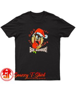 Tasmanian Bah Humbug Tongue Christmas T Shirt