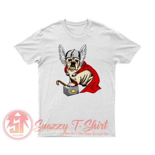 The Mighty Bulldog Thor T Shirt