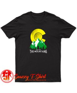 The Mountains Colorado State Flag T Shirt