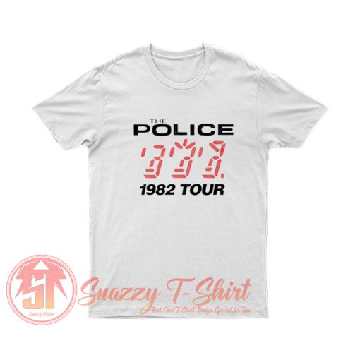 The Police 1982 Tour Vintage Unisex T Shirt