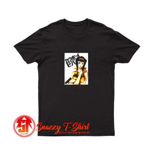 The Potrait Of Faye Valentine From Cowboy T Shirt