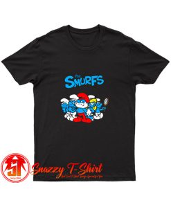 The Smurfs TV Series Animated Poster T Shirt