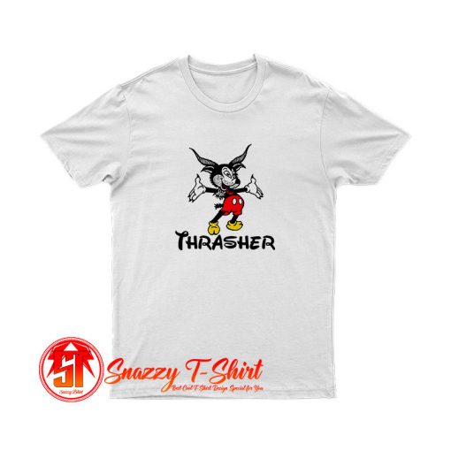 Thrasher Goat Mickey Mouse T Shirt