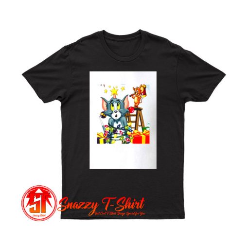 Tom Jerry Cartoon Vintage Christmas T Shirt