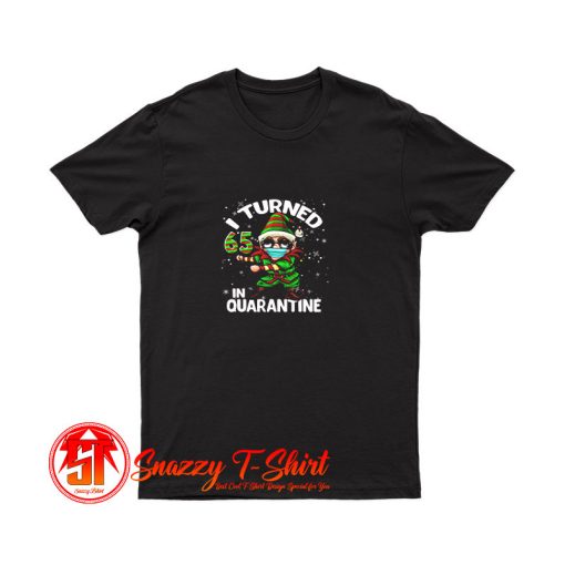 Turned 65 In Quarantine Flossing Elf 65th T Shirt