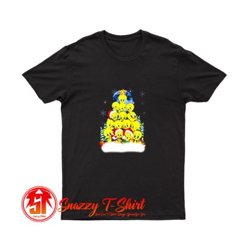 Tweety Christmas tree Xmas T Shirt