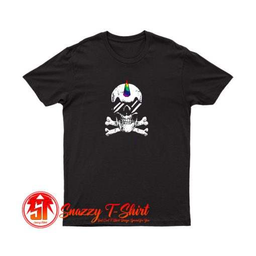 Unicorn Skull T Shirt