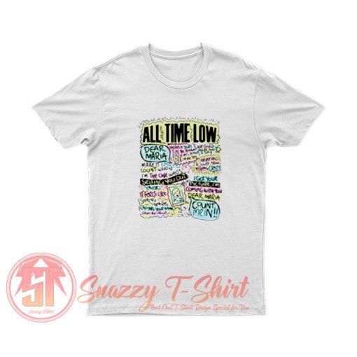 Vintage All Time Low Dear Maria T Shirt