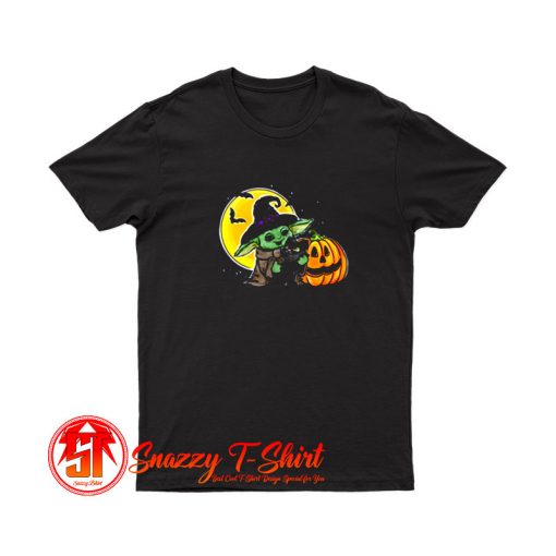 Vintage Baby Yoda Halloween T Shirt