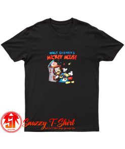 Vintage Minnie And Mickey Graphic T Shirt