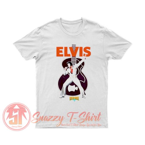 Vintage Retro Elvis Presley Ringer Unisex T shirt T Shirt