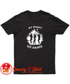 Vintage Witch Night Dancer Halloween T Shirt