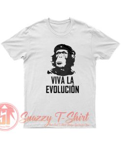 Viva La Evolucion Funny Evolution Che Guevara Monkey T Shirt