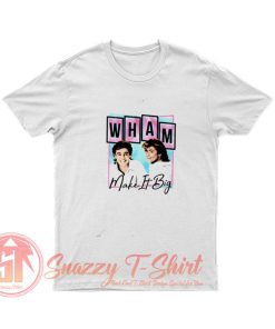 Wham Make It Big Pastel Album T Shirt