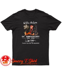 Willie Nelson 64th Anniversary T Shirt