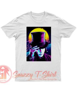 Willy Wonka Johnny Depp Retro Style T Shirt