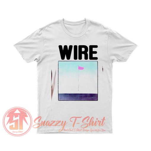 Wire Pink Flag Retro T Shirt