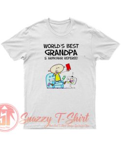 Worlds Best Grandpa Armchair Referee T Shirt