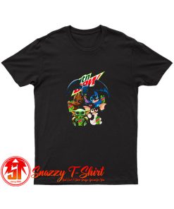 Yoda Baby Groot and Toothless Stitch Gizmo T Shirt