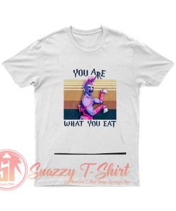 You Are What You Eat Vintage Retro T Shirt