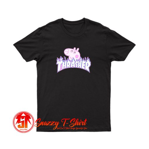 thrasher Peppa Pig cute T Shirt