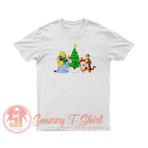 tiger piglet and pooh friends christmas T Shirt