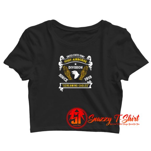 101st Airborne Crop Top Shirt