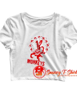 12 Monkeys Retro Vintage Crop Top Shirt