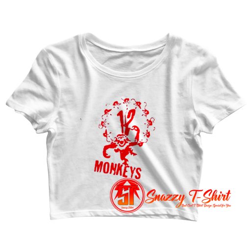 12 Monkeys Retro Vintage Crop Top Shirt