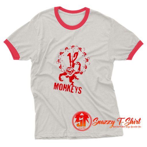 12 Monkeys Retro Vintage Ringer Tee