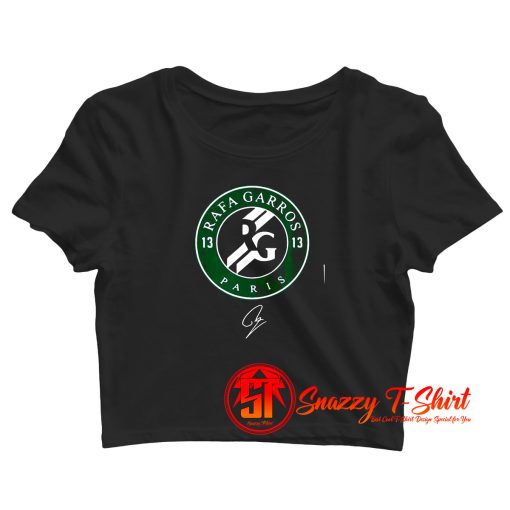 13 Rafa Garros Paris Signature Crop Top Shirt