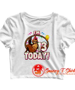 13Th Birthday Crop Top Shirt