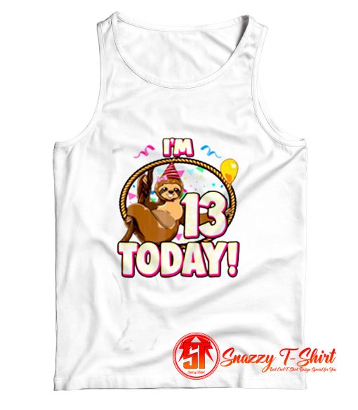 13Th Birthday Tank Top