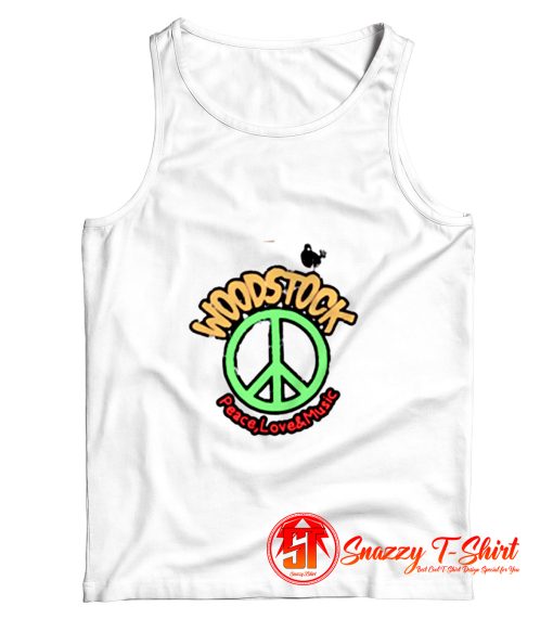 1960s WOODSTOCK Peace love And Music Tank Top