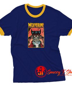 1989 Marvel Wolverine Funny Ringer Tee