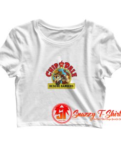 1990 Chip N Dale Rescue Rangers Vintage Crop Top Shirt