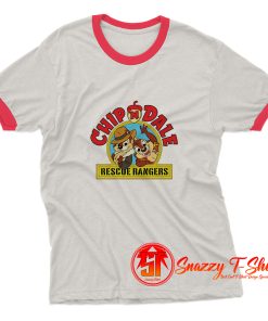 1990 Chip N Dale Rescue Rangers Vintage Ringer Tee