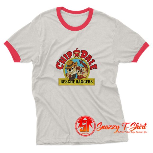 1990 Chip N Dale Rescue Rangers Vintage Ringer Tee