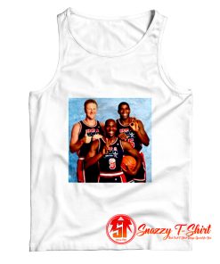 1992 Olympic Dream Team Larry Bird Michael Jordan Ervin Magic Johnson Tank Top