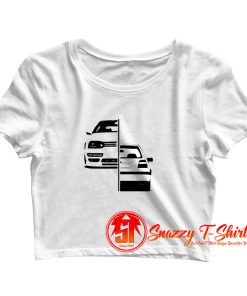 1998 Golf GTI VR6 MK3 LINES Volkswagen Crop Top Shirt