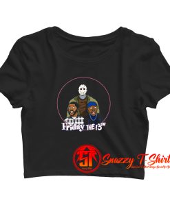 2 Sided Friday the 13th Craig and Smokey Crop Top Shirt