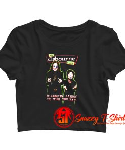 2000s Ozzy Osbourne Family Vintage Crop Top Shirt